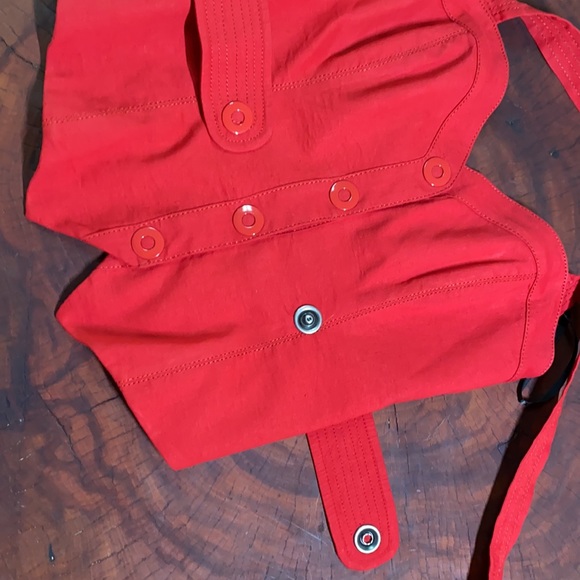 Red Corset Halter Top - Picture 8 of 16